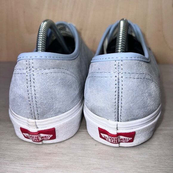 Vans Authentic Pig Suede With Scotchgard Light Blue Men's 8.5 Women's 10 - Picture 5 of 11